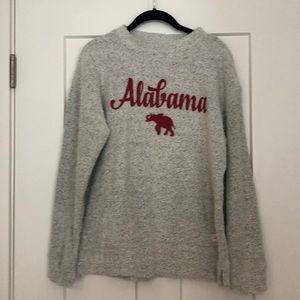 University of Alabama terry cloth sweatshirt